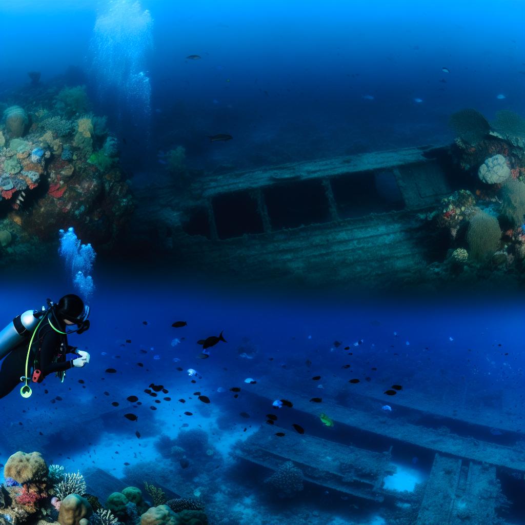 Wreck diving in Coron, Palawan