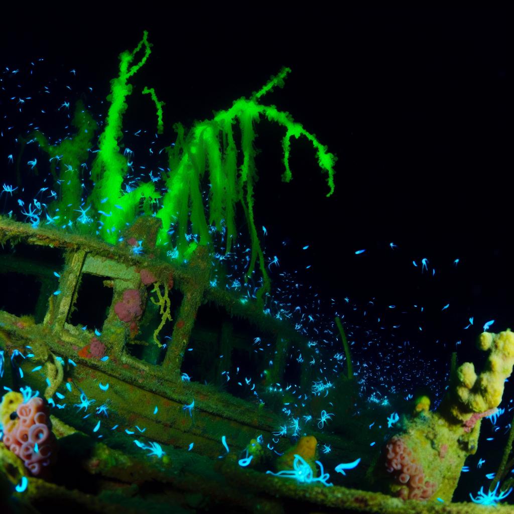 Marine life around Philippine wrecks