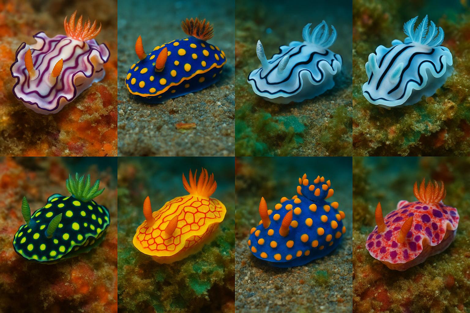 Shrimp and crab species found during muck dives